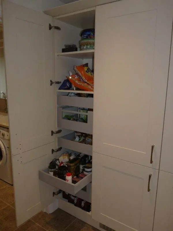 Broadoak Alabaster tall larder