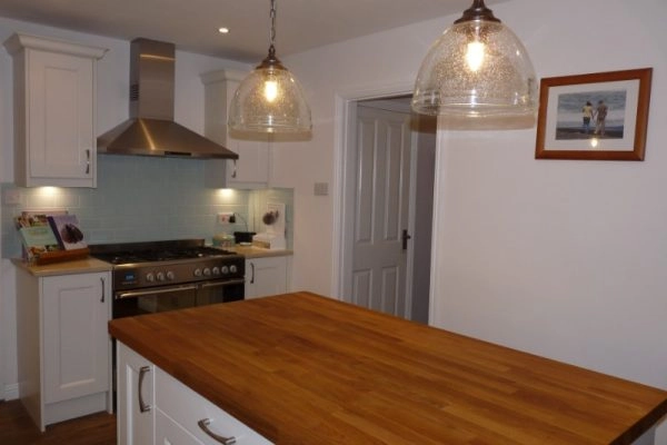 Mornington beaded shaker Alabaster kitchen