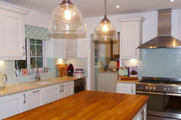 Mornington beaded shaker Alabaster kitchen