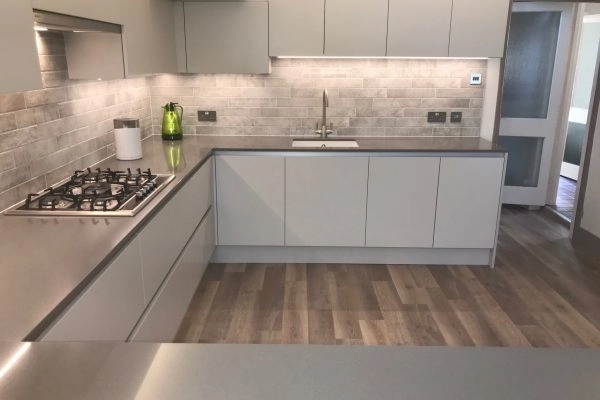 Porter dove grey matt kitchen